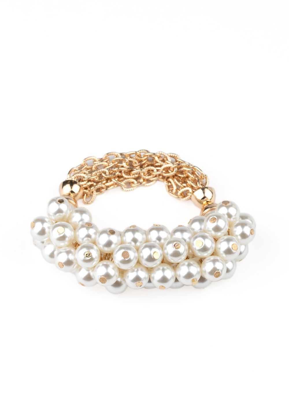 Up Class Clash Gold Bracelet