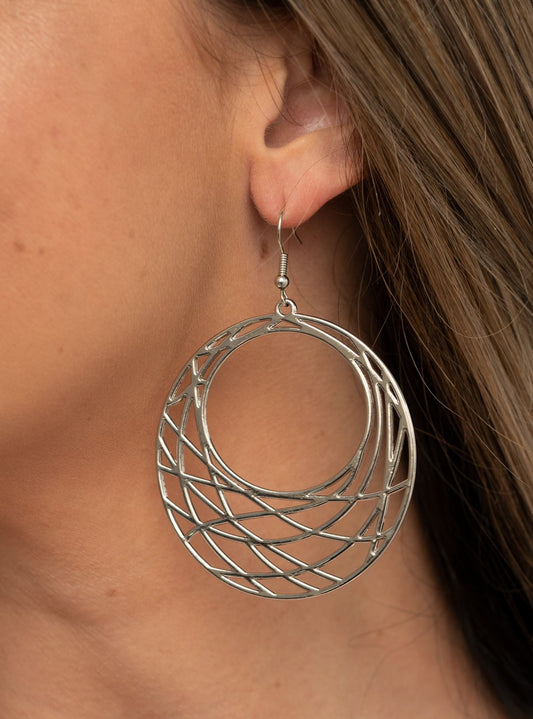 Urban Lineup Silver Earrings