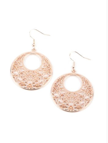 Vineyard Romance Rose Gold Earrings