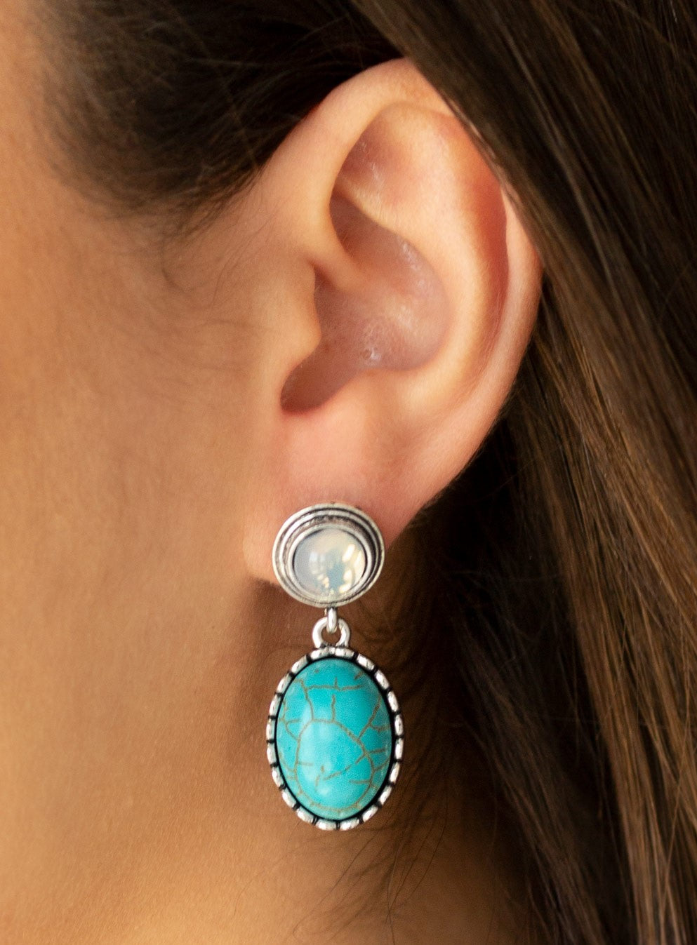 Western Oasis Blue Post Earrings