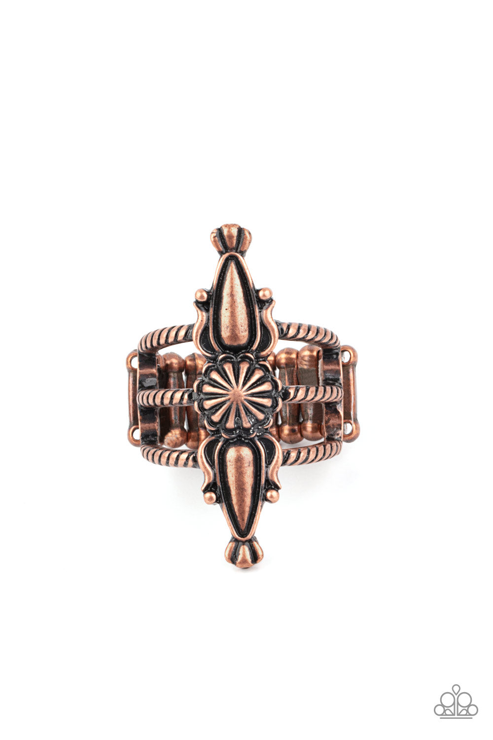 Westward Expansion Copper Ring