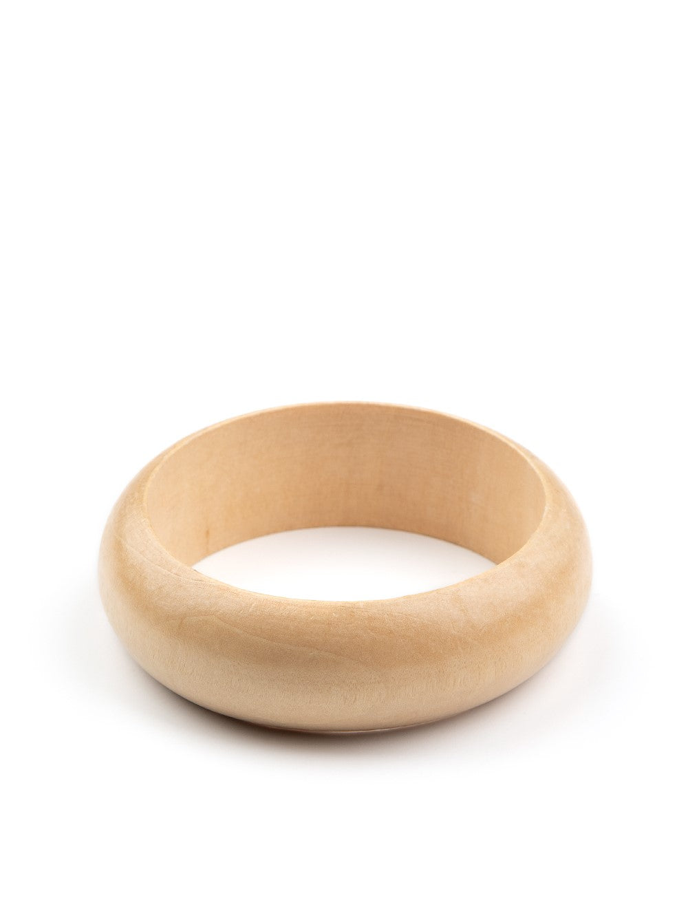 Whimsically Woodsy White Bangle Bracelet