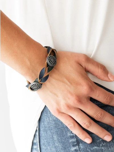 Wide Open RANGER Blue Bracelet